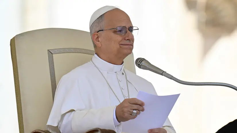 Pope Leo XIV holds the weekly general audience in Saint Peter’s Square at the Vatican, 3 September 2025. ANSA/US VATICAN MEDIA +++ ANSA PROVIDES ACCESS TO THIS HANDOUT PHOTO TO BE USED SOLELY TO ILLUSTRATE NEWS REPORTING OR COMMENTARY ON THE FACTS OR EVENTS DEPICTED IN THIS IMAGE - NO ARCHIVING - NO LICENSING - NPK +++