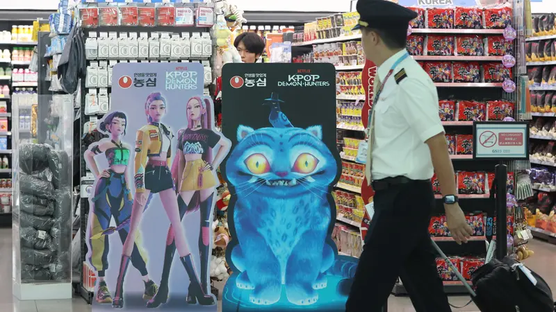 KPop Demon Hunters è anche un'operazione di marketing - Foto Ansa/Epa/Yonhap South Korea Out © www.giornaledibrescia.it