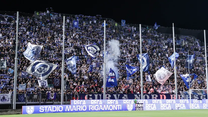 Anche questa sera la Curva Nord è pronta a riempirsi - Foto New Reporter Comincini © www.giornaledibrescia.it