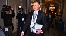 epa12356342 EU Commissioner for Economy and Productivity, Implementation and Simplification Valdis Dombrovskis attends the second day of the 51st Ambrosetti Forum in Cernobbio, Italy, 06 September 2025. The 51st edition of the TEHA Forum in Cernobbio, Italy, organized by The European House Ambrosetti, is taking place between 05 and 07 September. EPA/MICHELE MARAVIGLIA