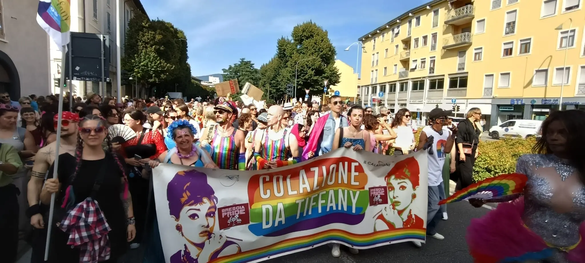 Anche i sindaci e altri amministratori locali hanno partecipato al Brescia Pride
