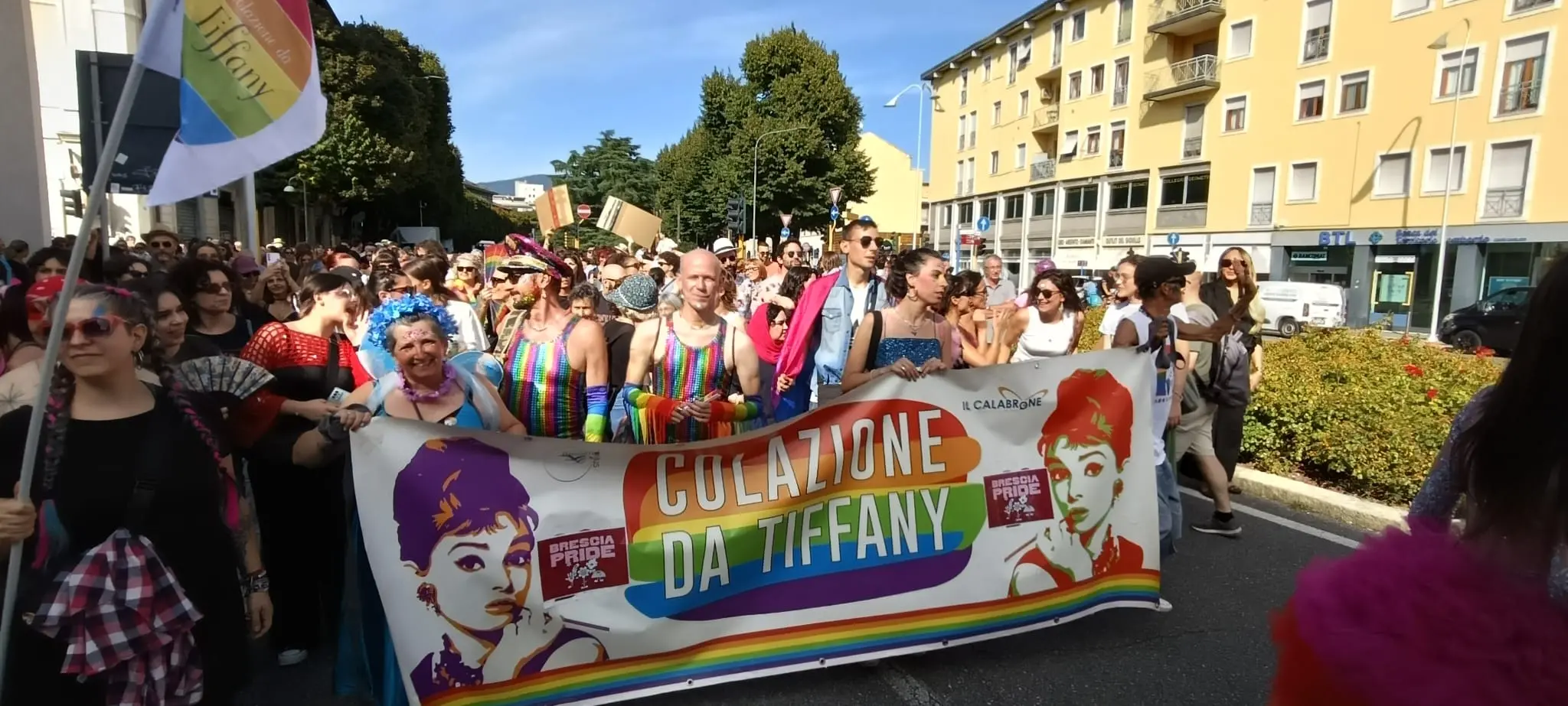 Anche i sindaci e altri amministratori locali hanno partecipato al Brescia Pride