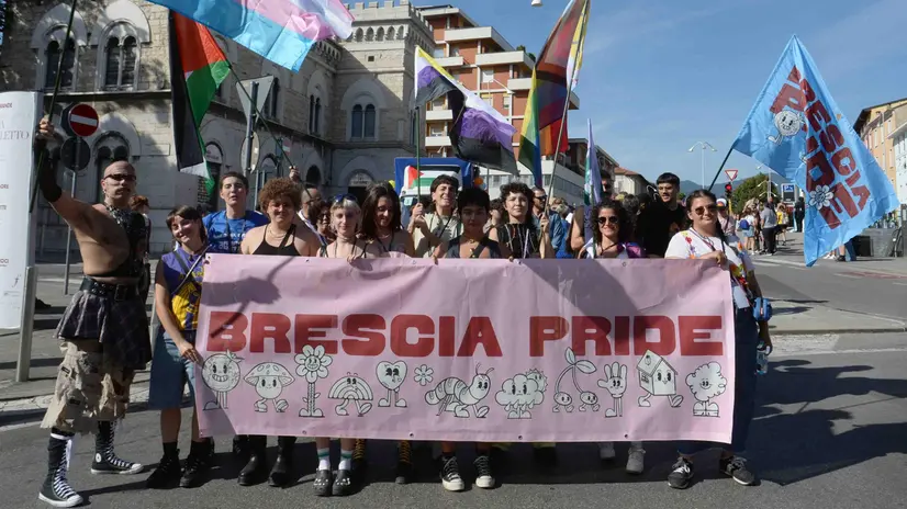 Il Brescia Pride - Foto Giovanni Benini/Neg © www.giornaledibrescia.it