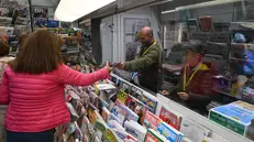 L'edicola nel parco di viale Rebuffone a Brescia