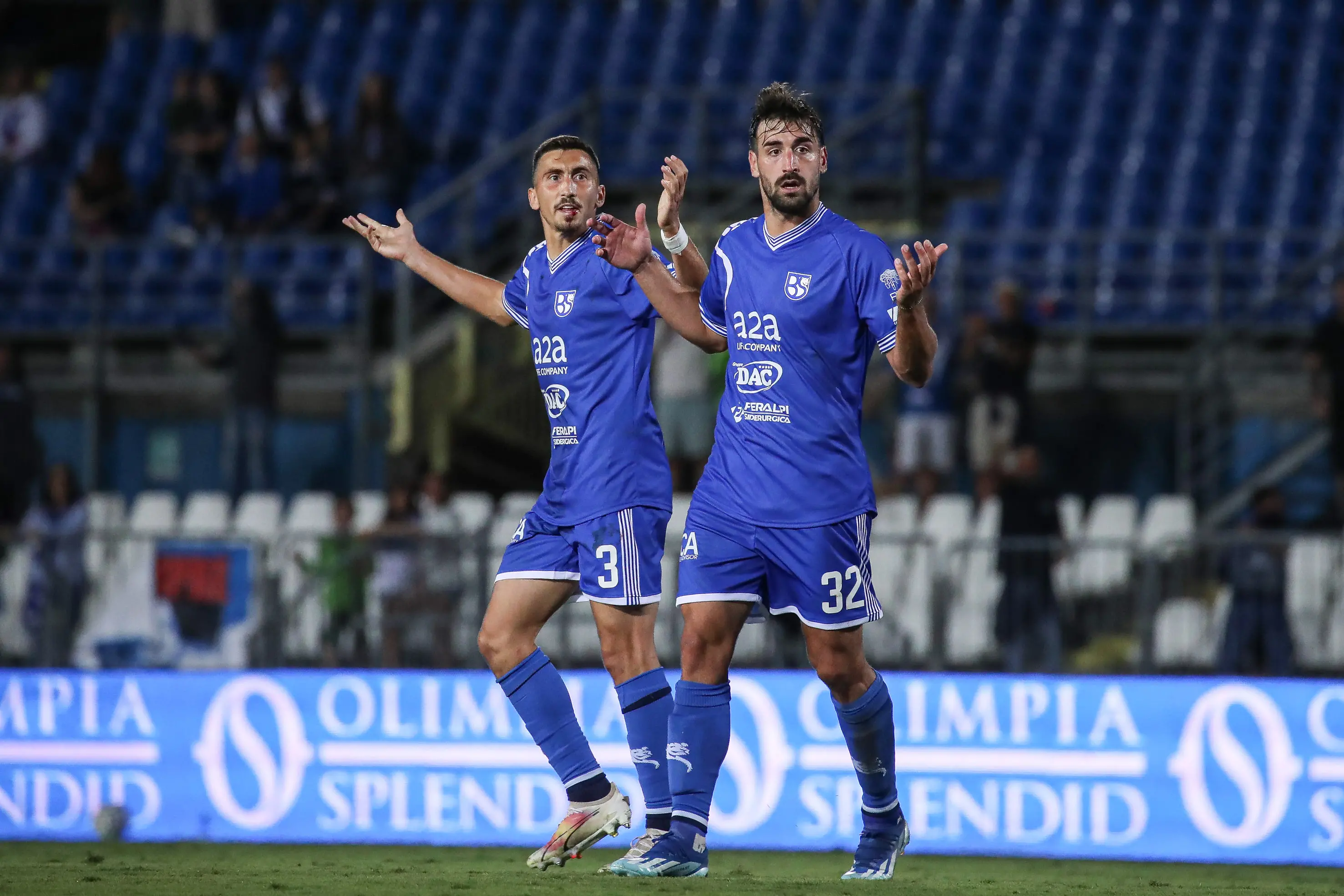 Serie C, gli scatti di Union Brescia-Pro Vercelli