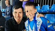 Dimitri Bisoli al Rigamonti per la gara contro la Pro Vercelli © www.giornaledibrescia.it