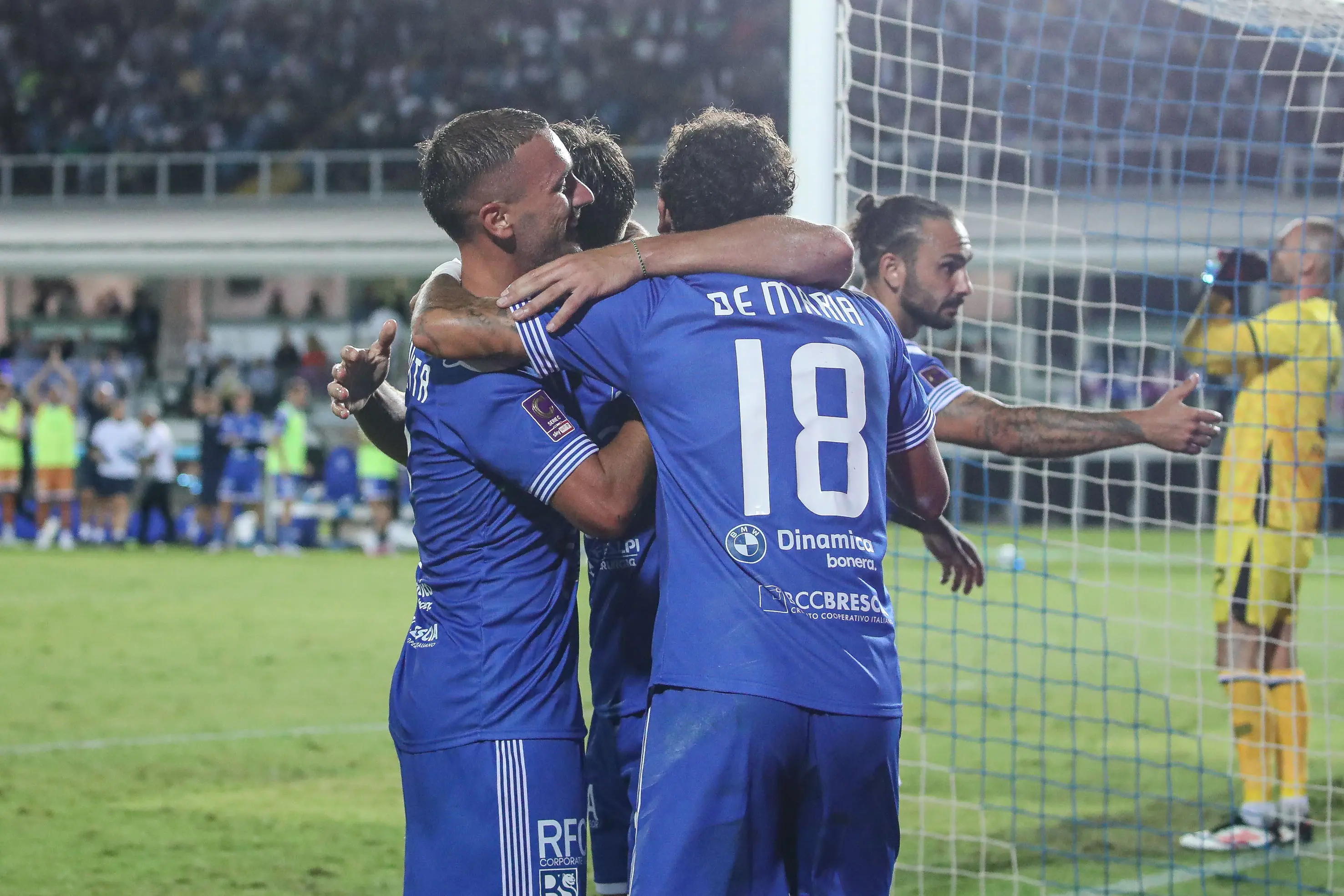 Serie C, gli scatti di Union Brescia-Pro Vercelli