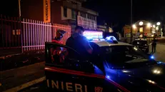Carabinieri del Nucleo Radiomobile durante dei controlli su via Prenestina, Roma, 12 Agosto 2025. ANSA/GIUSEPPE LAMI Sono circa 100 gli equipaggi che quotidianamente 24 ore su 24 intevengono sul territorio della capitale.