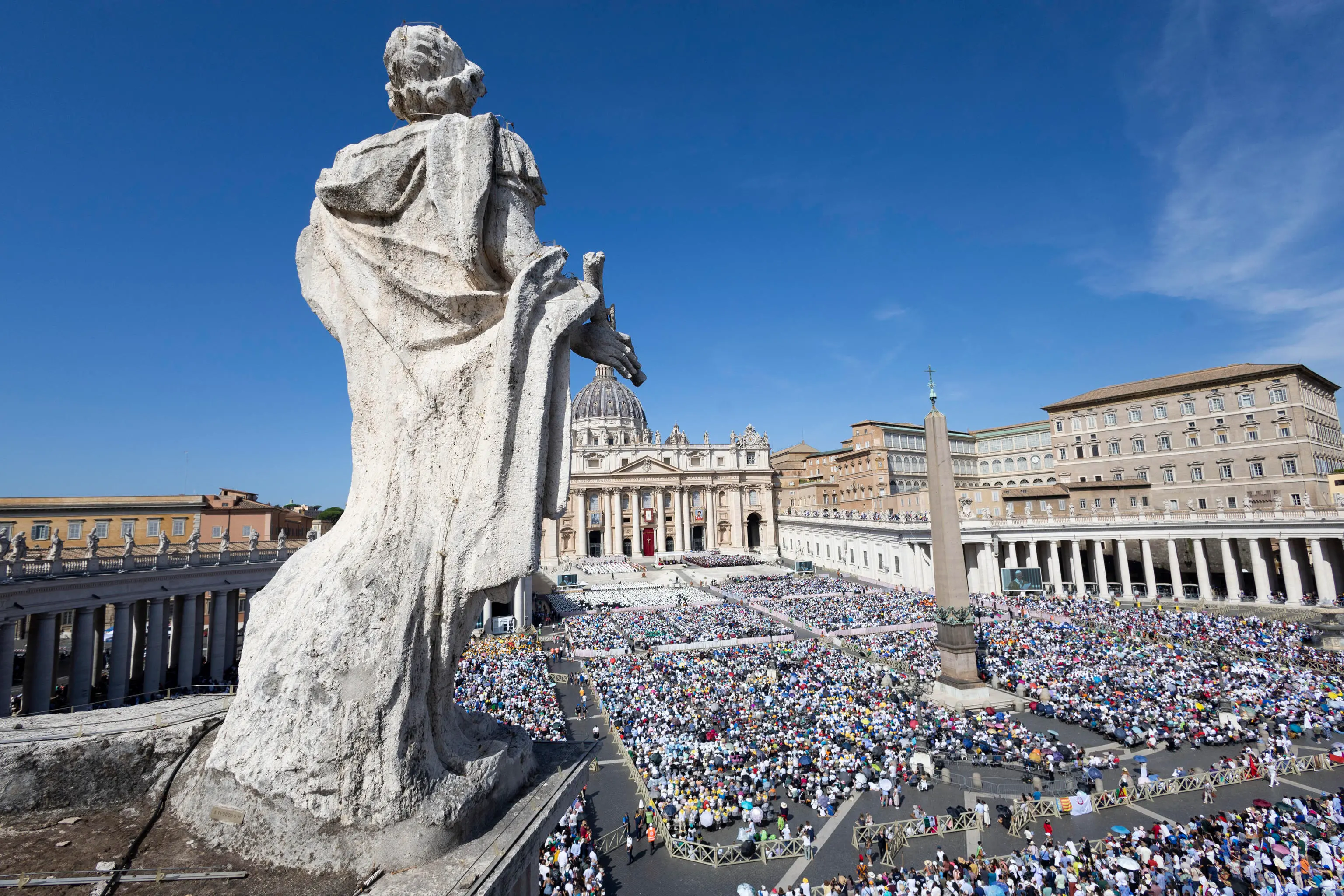 La cerimonia di canonizzazione di Carlo Acutis e Pier Giorgio Frassati