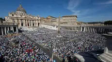La cerimonia di canonizzazione di Carlo Acutis e Pier Giorgio Frassati