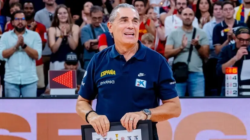 L'omaggio a Sergio Scariolo