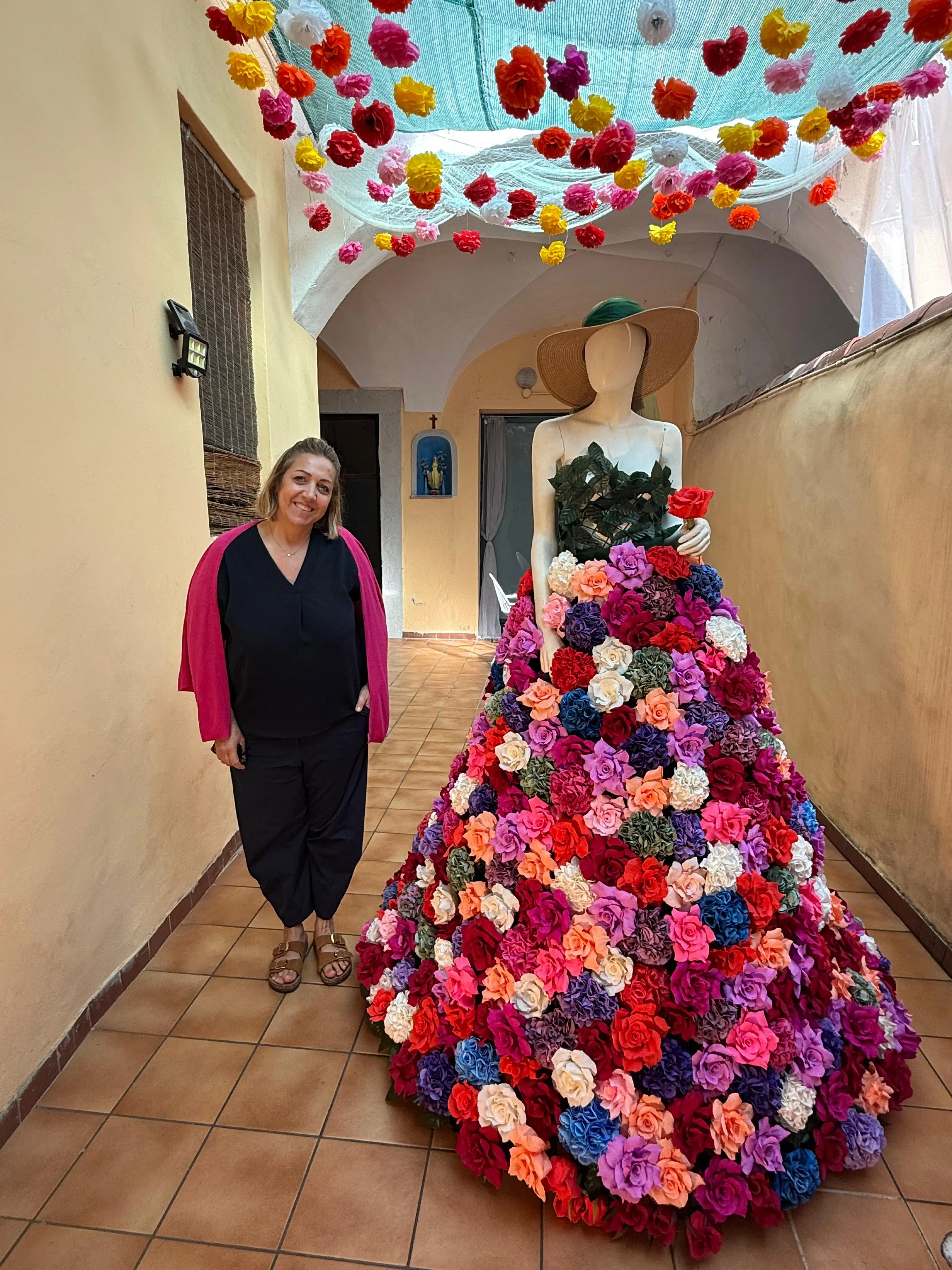 Montisola addobbata per la Festa dei fiori