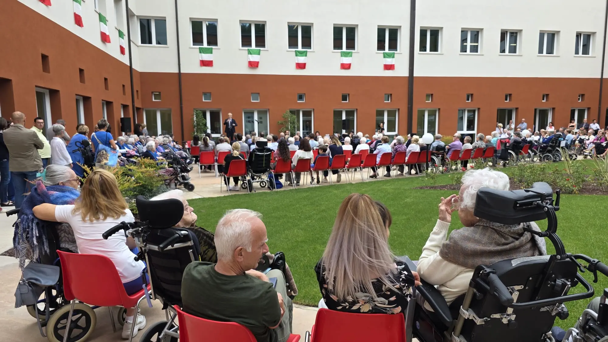La presentazione dei lavori di riqualificazione delle Rsa Luzzago e Feroldi della Fondazione Casa di Dio