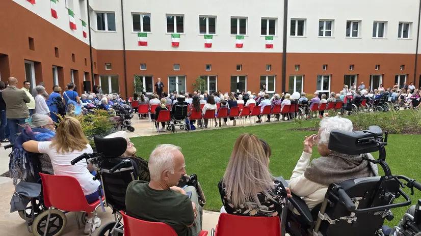 La presentazione dei lavori di riqualificazione delle Rsa Luzzago e Feroldi della Fondazione Casa di Dio