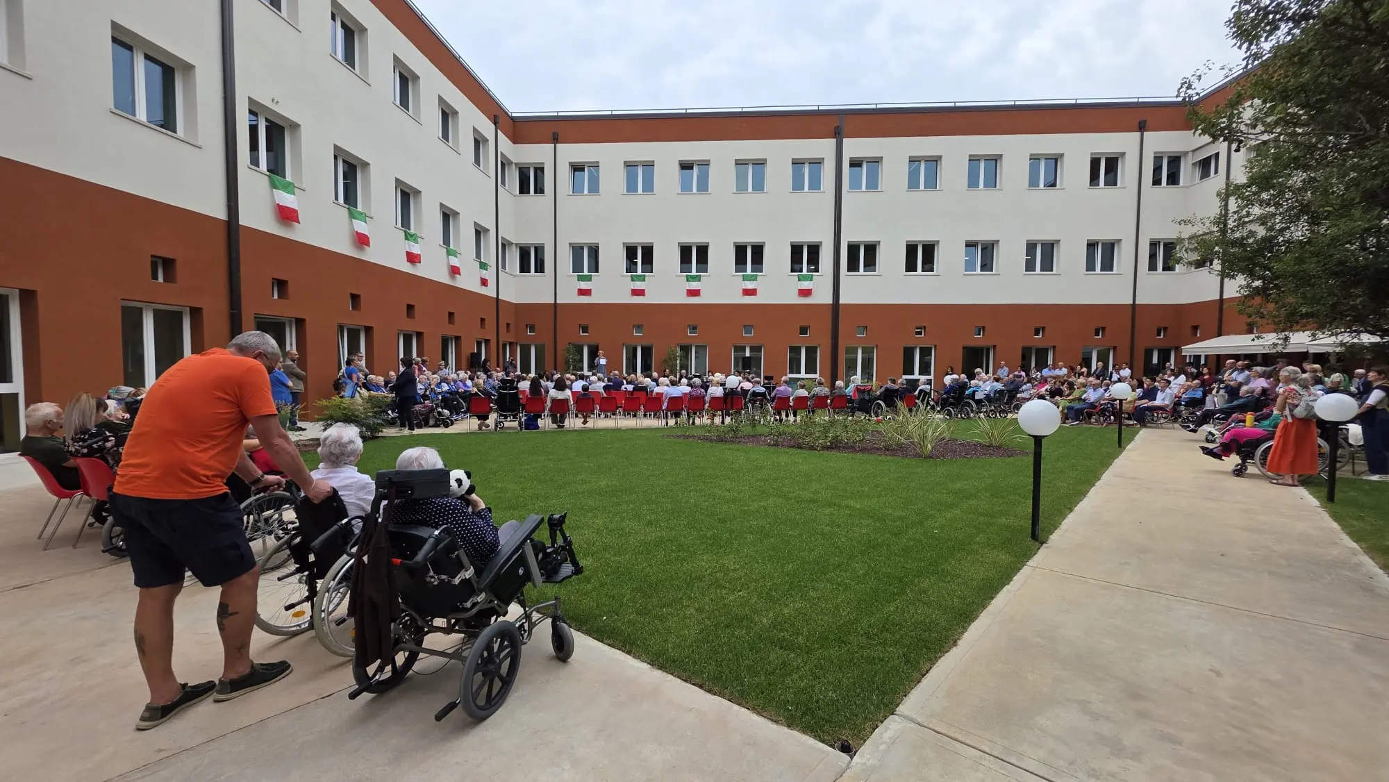 La presentazione dei lavori di riqualificazione delle Rsa Luzzago e Feroldi della Fondazione Casa di Dio