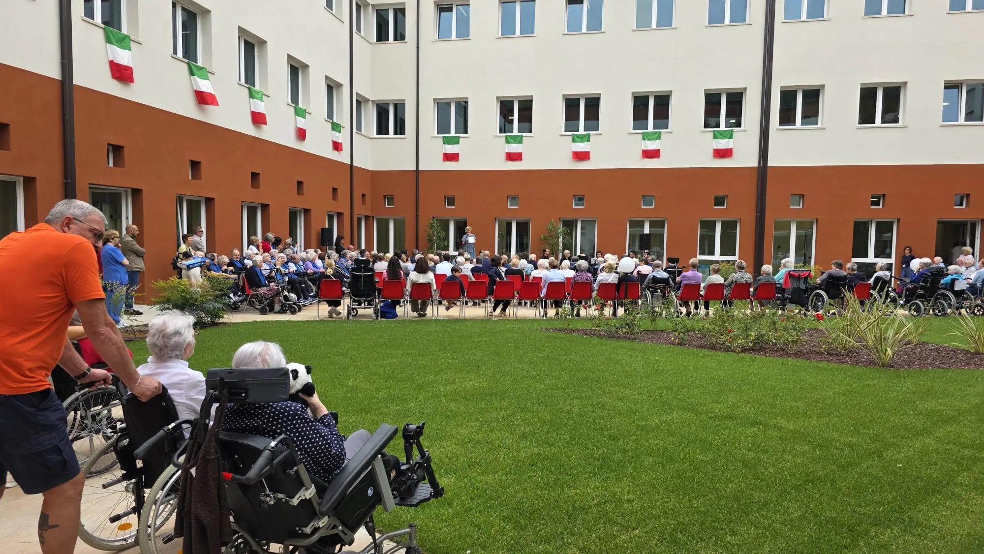 La presentazione dei lavori di riqualificazione delle Rsa Luzzago e Feroldi della Fondazione Casa di Dio