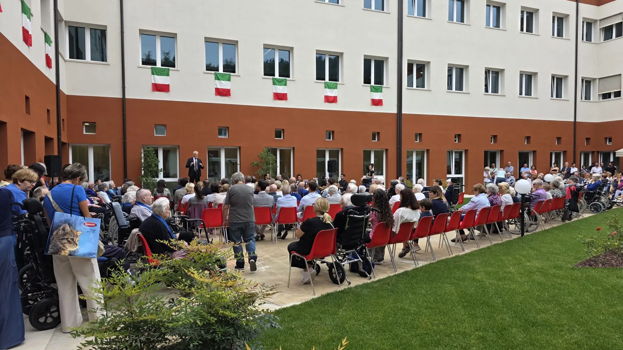 La presentazione dei lavori di riqualificazione delle Rsa Luzzago e Feroldi della Fondazione Casa di Dio