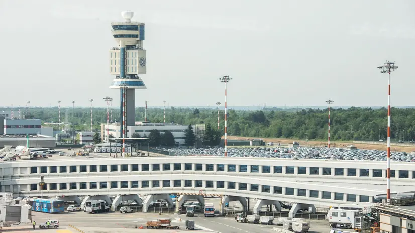 L'aeroporto di Milano Malpensa il primo giorno di trasferimento degli aerei da Milano Linate, 27 luglio 2019. ANSA/ STRINGER