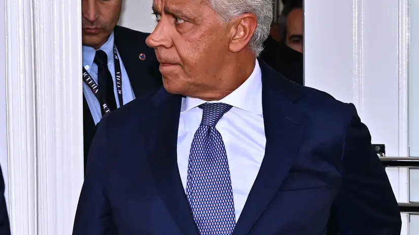 Matteo Piantedosi (Minister of the Interior) on the occasion of the second day of the 51th Ambrosetti Forum "The current and future scenario for competitive strategies". Cernobbio, Italy, 06 September 2025. ANSA/MICHELE MARAVIGLIA