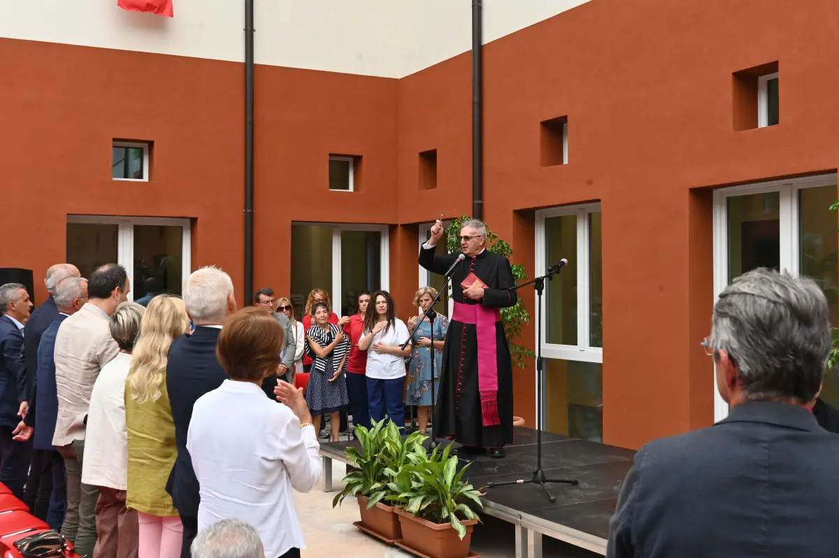 La presentazione dei lavori di riqualificazione delle Rsa Luzzago e Feroldi