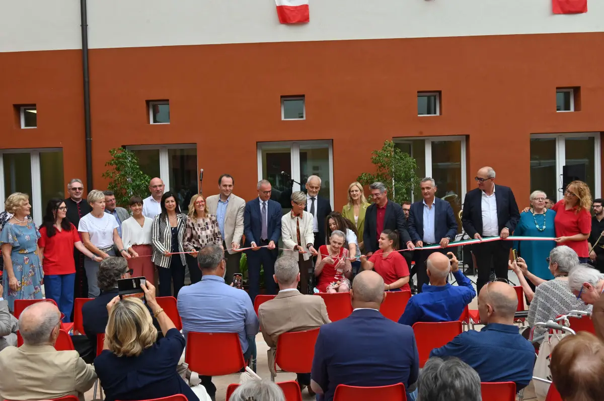 La presentazione dei lavori di riqualificazione delle Rsa Luzzago e Feroldi