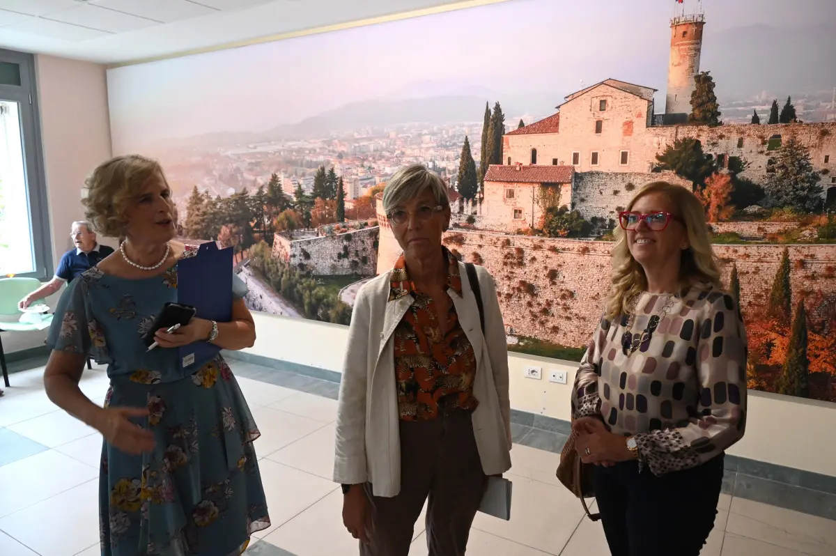 La presentazione dei lavori di riqualificazione delle Rsa Luzzago e Feroldi