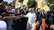 Flash mob organizzato dagli operatori e operatrici dell'informazione per Gaza. 22 giugno 2025. ANSA/MASSIMO PERCOSSI