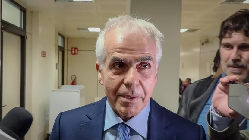 Carmine Gallo agli interrogatori di garanzia nell’ambito dell’inchiesta sui dossieraggi illegali, Milano 31 Ottobre 2024 ANSA/MATTEO CORNER