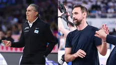 Da sinistra, Sergio Scariolo e Peppe Poeta