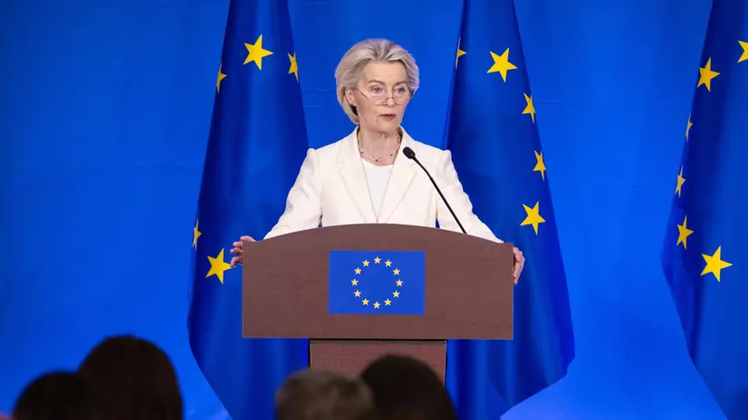 Ursula von der Leyen, presidente della Commissione Europea - Foto Ansa © www.giornaledibrescia.it