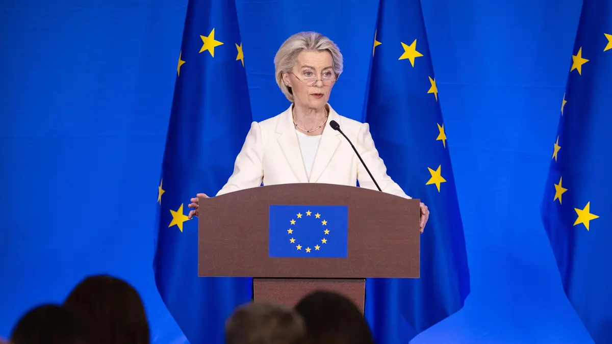 Ursula von der Leyen, presidente della Commissione Europea - Foto Ansa © www.giornaledibrescia.it