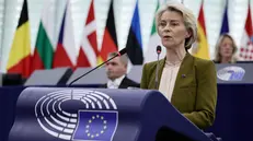 Lo Stato dell'Unione a Strasburgo: il discorso di Ursula von der Leyen - Foto Ansa © www.giornaledibrescia.it