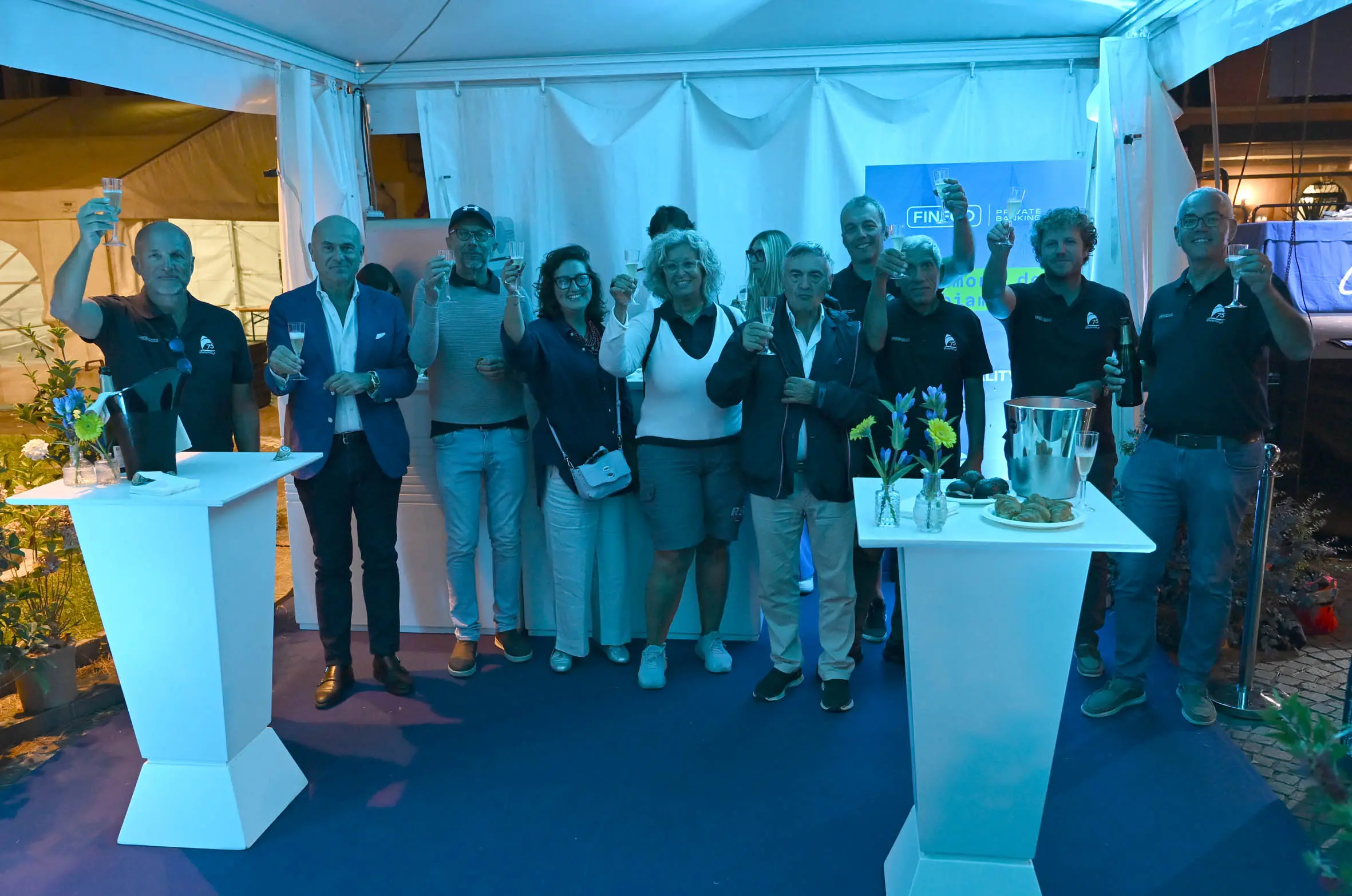 SPORT VELA BOGLIACO 75 CENTOMIGLIA REGATA TROFEO GORLA PREMIAZIONI NELLA FOTO BRINDISI ORGANIZZATORI E SPONSOR 7/09/2025 newreporter©favretto