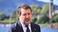 Matteo Salvini (Vice President of the Council of Ministers of Italy and Minister of Infrastructure and Transport) on the occasion of the third day of the 51th Ambrosetti Forum "The current and future scenario for competitive strategies". Cernobbio, Italy, 07 September 2025. ANSA/MICHELE MARAVIGLIA