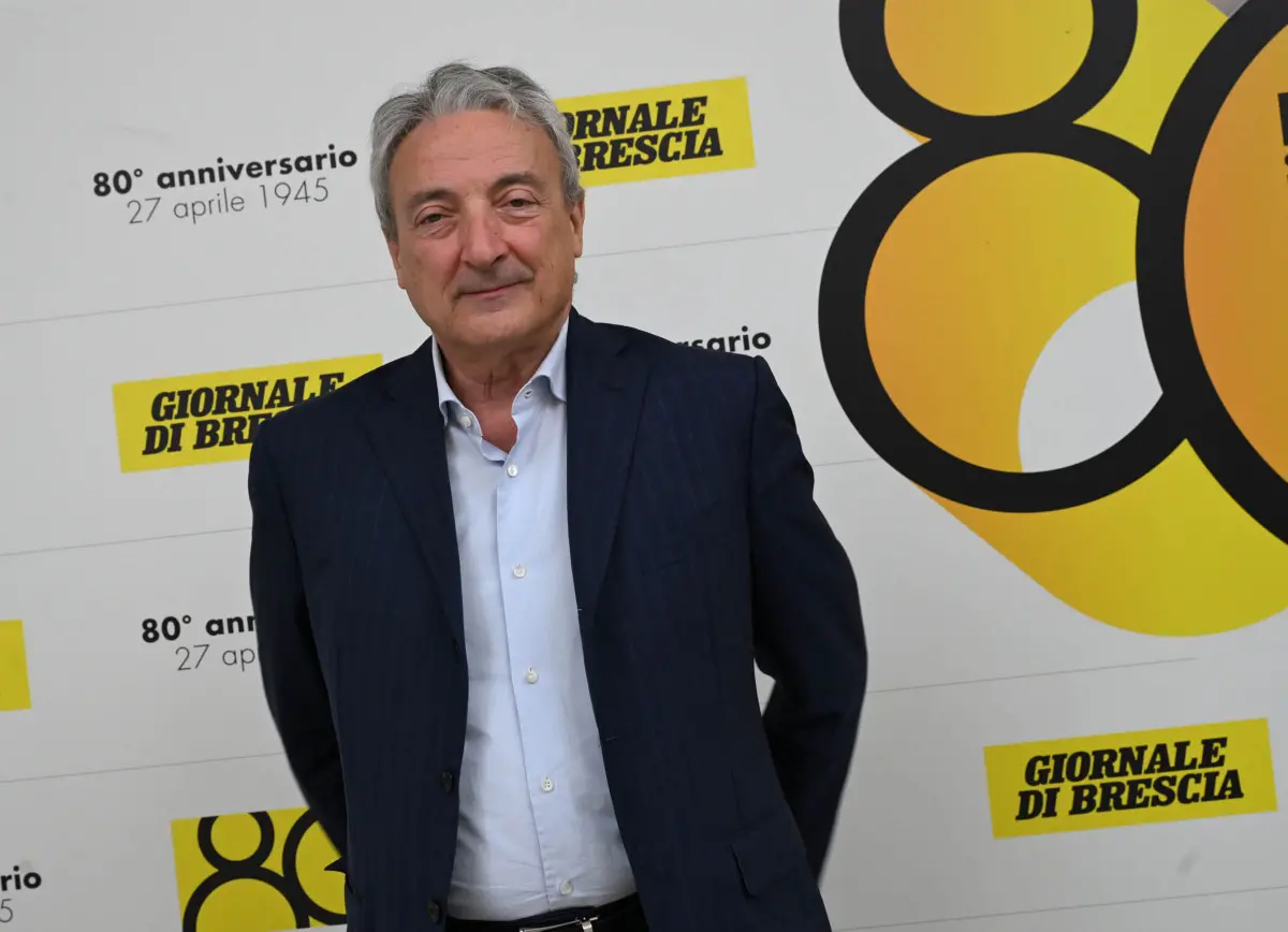 SPORT SALA LIBRETTI INCONTRO CON GIUSEPPE PASINI UNION BRESCIA NELLA FOTO GIUSEPPE PASINI 10/09/2025 newreporter©favretto