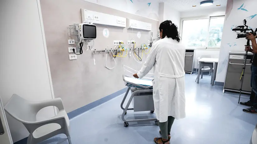 Inaugurazione reparto di patologia neonatale e della prima infanzia, organizzata dalla Fondazione Forma. Torino 08 settembre 2025 ANSA/TINO ROMANO
