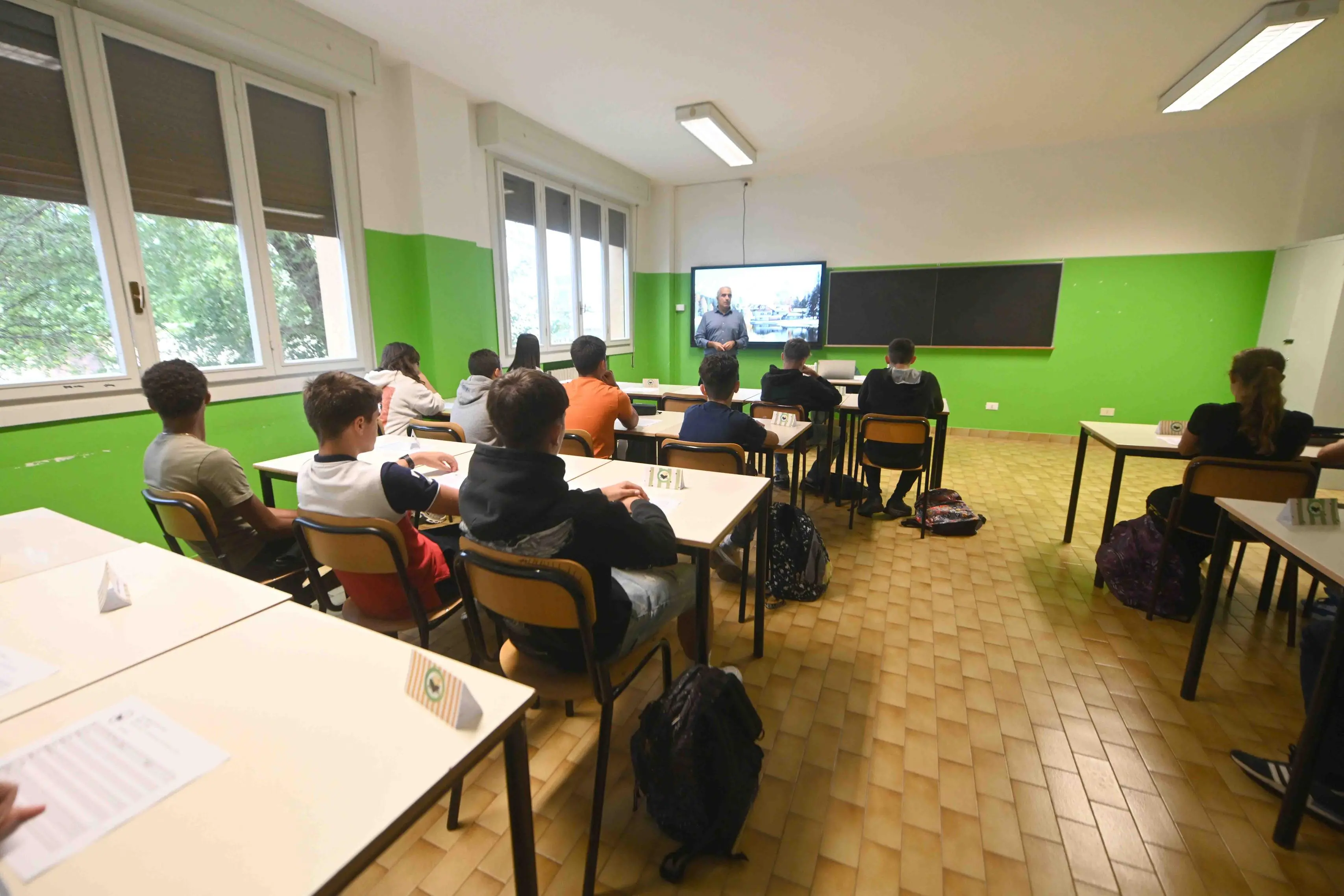 Scuola, il primo giorno all'istituto Pastori