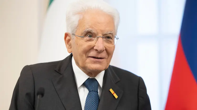 Il Presidente della Repubblica Sergio Mattarella durante la conferenza stampa, in occasione della visita Ufficiale nella Repubblica di Slovenia (foto di Francesco Ammendola - Ufficio per la Stampa e la Comunicazione della Presidenza della Repubblica)