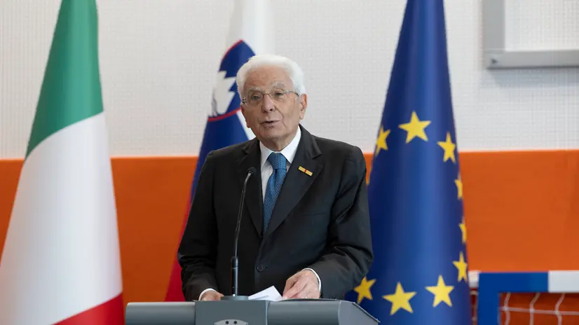 Il Presidente della Repubblica Sergio Mattarella con Nataša Pirc Musar, Presidente della Repubblica di Slovenia, in occasione della cerimonia di inaugurazione del Collegio dei Nobili (foto di Francesco Ammendola - Ufficio per la Stampa e la Comunicazione della Presidenza della Repubblica)
