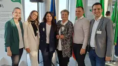 Il team dell'UniBs con la consigliera Gandolfi