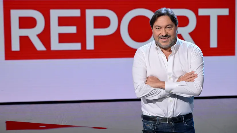 Il conduttore Sigfrido Ranucci durante un photocall per il programma televisivo Rai, 'Report', Roma, 13 ottobre 2023. ANSA/ETTORE FERRARI