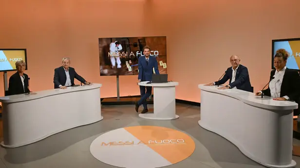 Durante la trasmissione Messi a fuoco