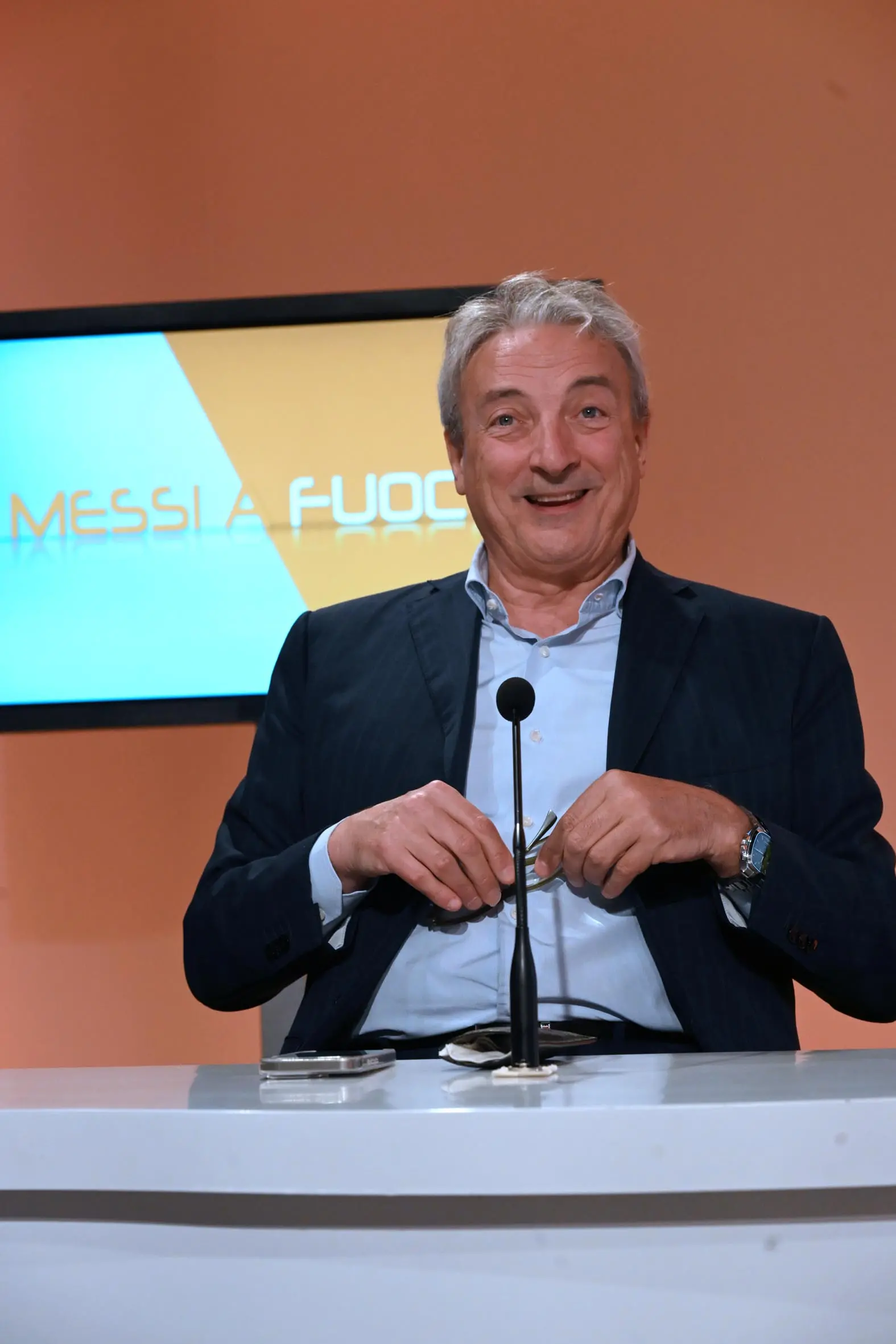Durante la trasmissione Messi a fuoco