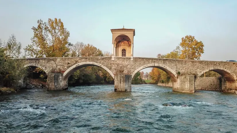 Il ponte medievale di Bedizzole, nella frazione Pontenove - © www.giornaledibrescia.it