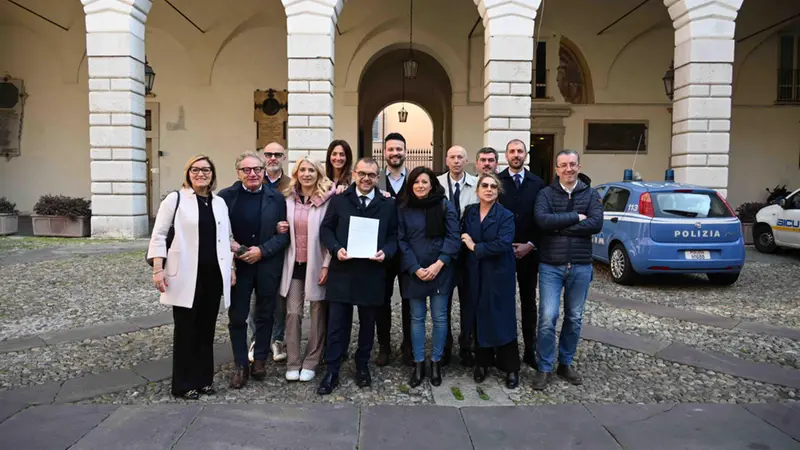 Esponenti del centrodestra bresciano - © www.giornaledibrescia.it