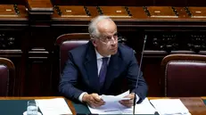 Il ministro dell’interno Matteo Piantedosi, durante il Question time alla camera dei deputati. Roma, 10 settembre 2025 ANSA/MASSIMO PERCOSSI