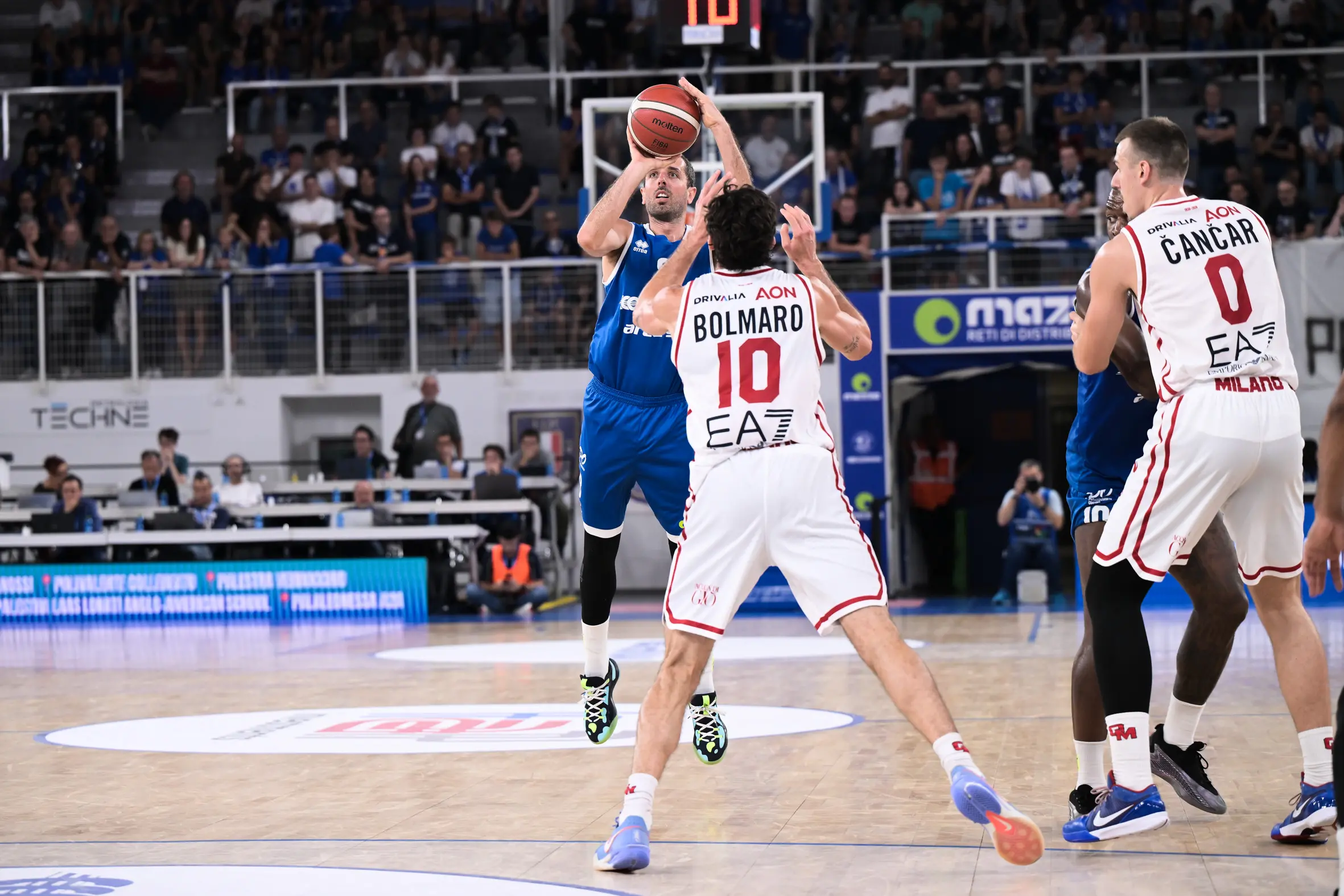 Trofeo Ferrari, gli scatti di Germani-Olimpia Milano