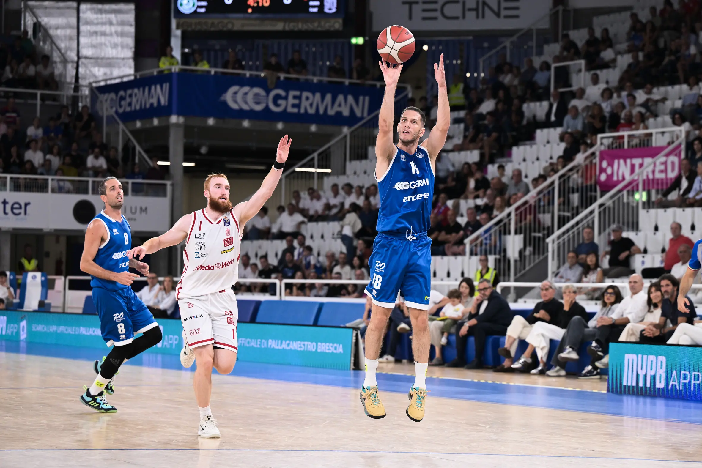 Trofeo Ferrari, gli scatti di Germani-Olimpia Milano