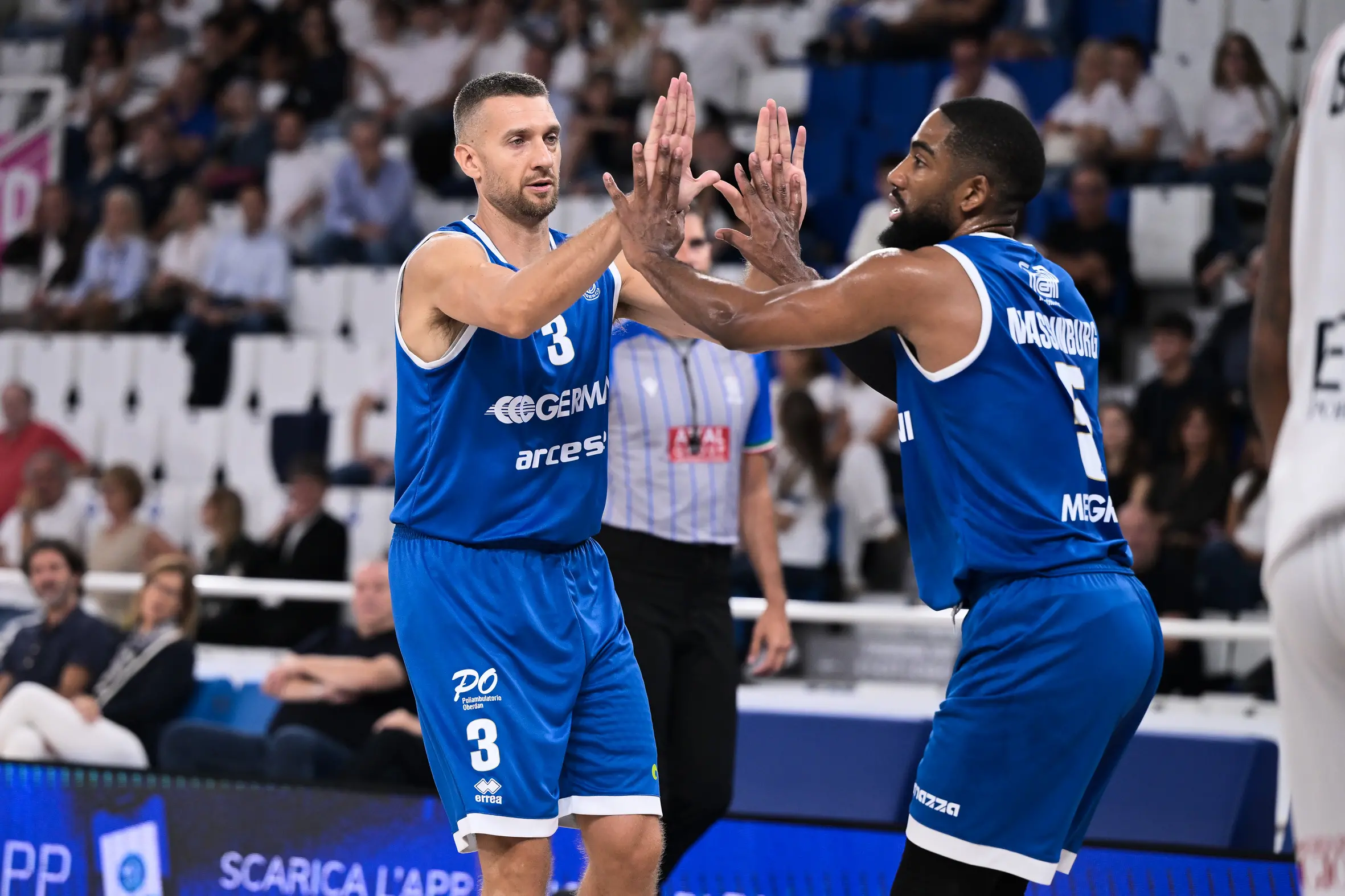 Trofeo Ferrari, gli scatti di Germani-Olimpia Milano