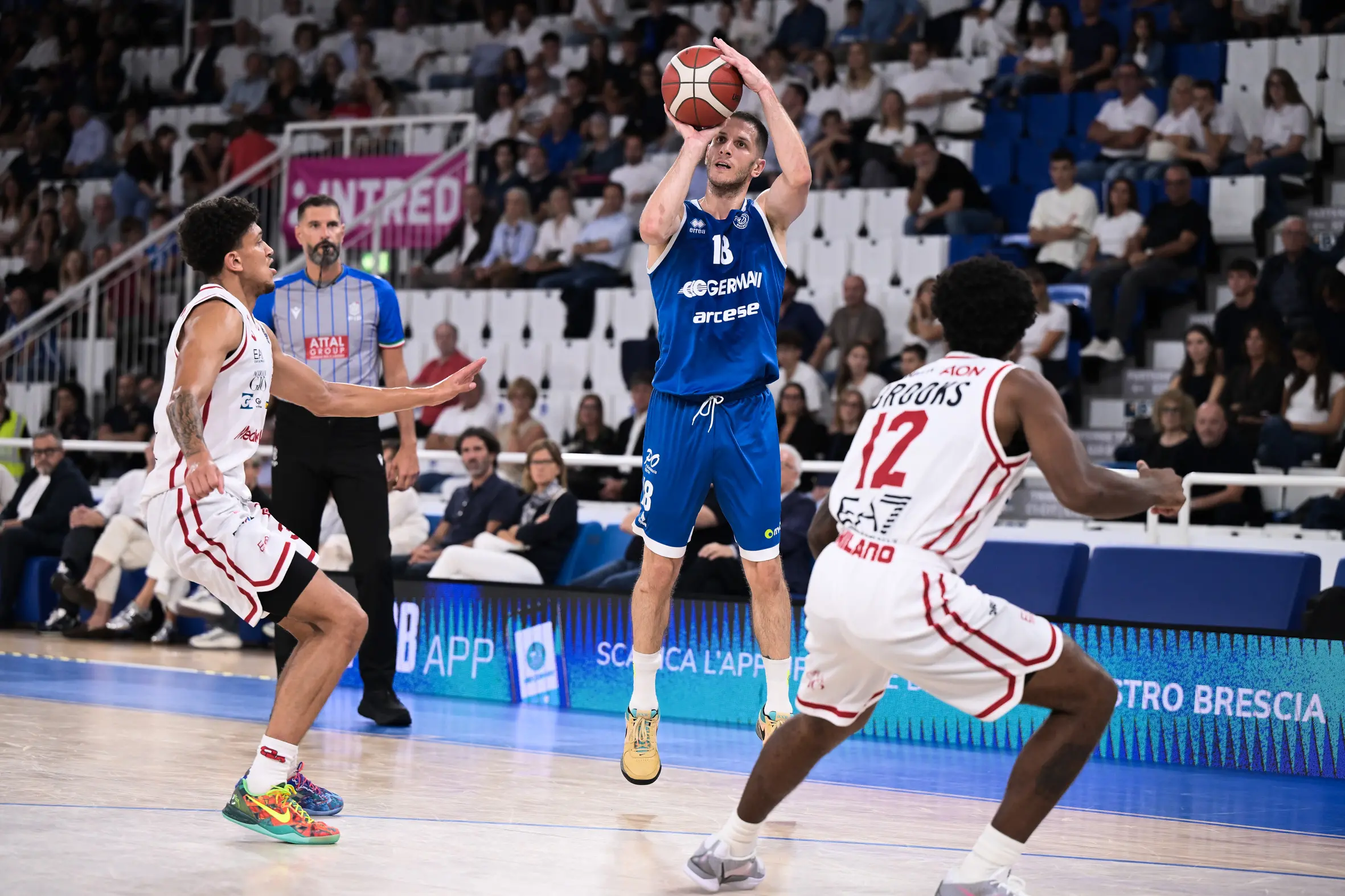 Trofeo Ferrari, gli scatti di Germani-Olimpia Milano